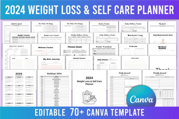 2024 Weight Loss Self Care Planner KDP: A Comprehensive Guide to Achieving Your Goals