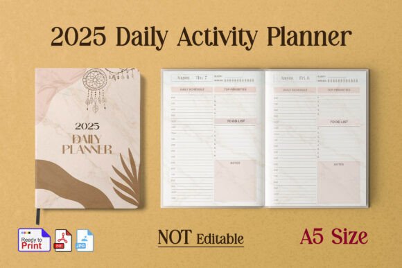 2025 Daily Activity Planner: A Simple Tool for a Productive Year