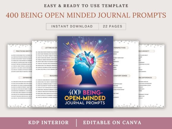 400 Being Open-Minded Journal Prompts