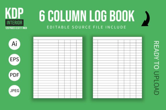 6 Column Log Book: A Must-Have Tool for KDP Sellers