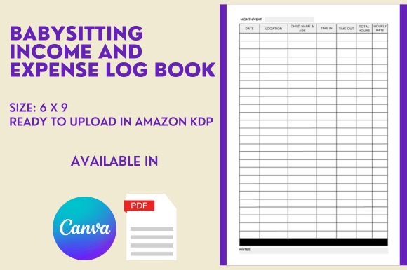 Babysitting Income and Expense Log Book: A Practical Tool for Managing Your Side Business