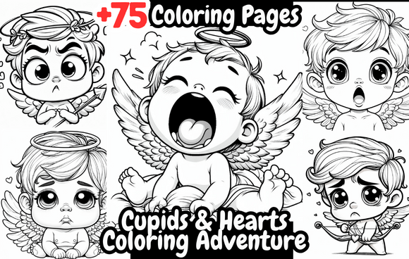 Cupids Hearts Coloring Adventure: A Fun and Creative Way to Celebrate Love