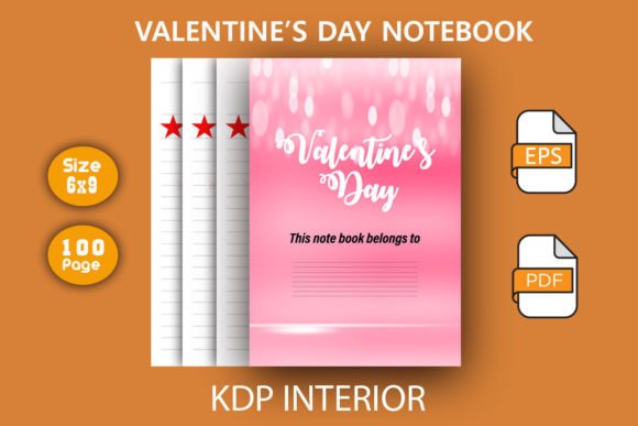 Happy Valentine's KDP InteriorKDP: A Unique Notebook for Creative Expression