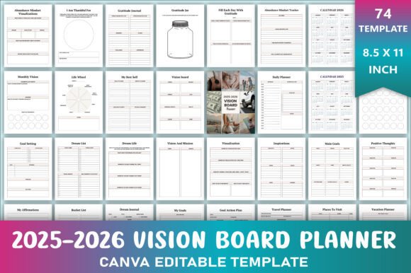How the Editable 2025-2026 Vision Board Planner Can Transform Your Planning Experience