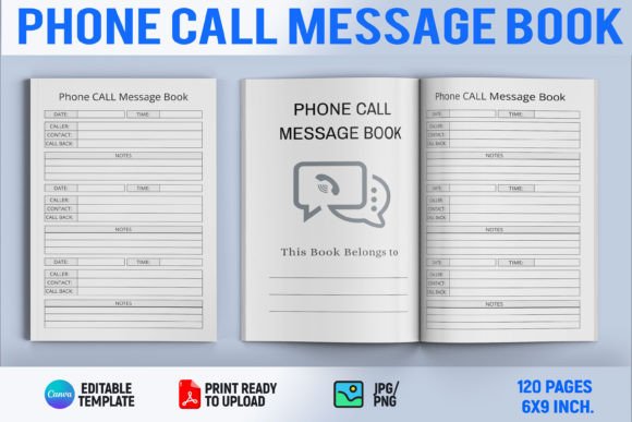 Phone Call Message Book: A Practical Guide to Enhance Your KDP Journey