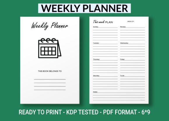 Weekly Planner KDP Interior Vol.2: A Practical Guide for Publishers and Creators